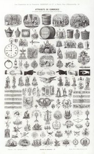 来自 Vignettes Typographiques 的页面（雕刻） 作者 法语学校