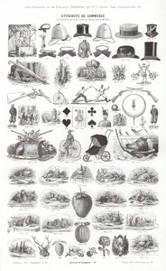 来自 Vignettes Typographiques 的页面（雕刻） 作者 法语学校