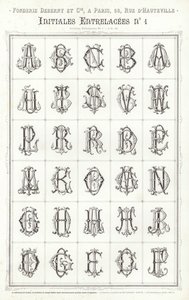 来自 Vignettes Typographiques 的页面（雕刻） 作者 法语学校