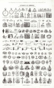 来自Vignettes Typographiques的页面（雕刻）。 作者 法语学校