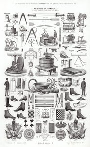 来自Vignettes Typographiques的页面（雕刻）。 作者 法语学校