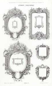 来自Vignettes Typographiques的页面（雕刻）。 作者 法语学校