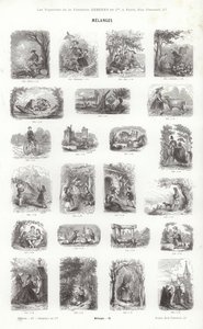 来自 Vignettes Typographiques 的页面（雕刻） 作者 法语学校