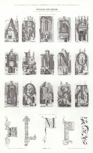 来自 Vignettes Typographiques 的页面（雕刻） 作者 法语学校