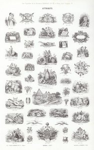 来自 Vignettes Typographiques 的页面（雕刻） 作者 法语学校