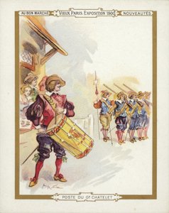 巴黎博览会1900年，骑士击鼓 作者 法语学校