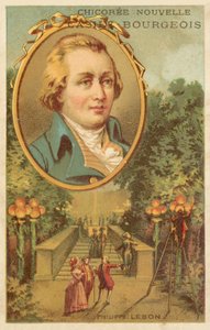 Philippe Lebon, French engineer and chemist (chromolitho) 作者 法语学校