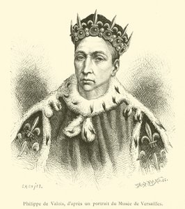 Philippe de Valois (engraving) 作者 法语学校
