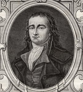 皮埃尔加斯帕德Chaumette（1763-94）来自路易斯布兰克的“法国革命史”（1811-82） 作者 法语学校