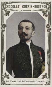 Pierre Loti，来自Academie-Francaise（彩色照片） 作者 法语学校