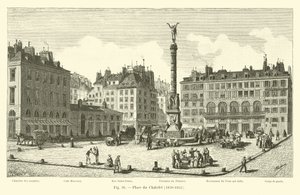 Place du Chatelet，1820-1855 作者 法语学校
