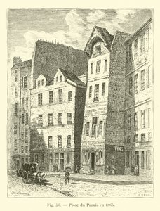 Place du Parvis于1865年 作者 法语学校