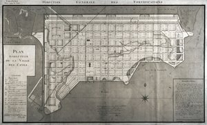 1789年，Les Cayes市总体规划 作者 法语学校