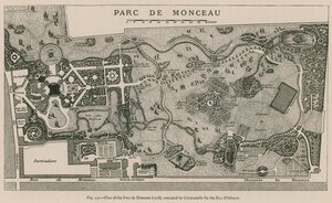 Marc de Monceau计划（1718年），由Carmontelle执行，为应有的dOrleans 作者 法语学校