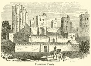 Pontefract Castle (engraving) 作者 法语学校