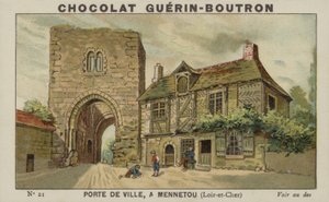 Porte de Ville，位于Loir-et-Cher的Mennetou 作者 法语学校