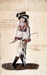 弗朗索瓦-阿塔纳斯（Francois-Athanase）-德-沙雷特-德拉康特里（1763-1796）的全身画像，旺代的保皇党领袖--南特多布瑞博物馆 作者 法语学校