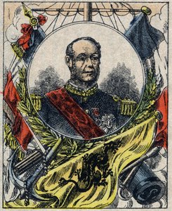 阿梅迪-阿纳托尔-库尔贝的画像。法国海军上将（1827 -1885）。 作者 法语学校