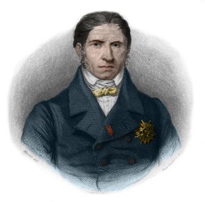 安德烈-玛丽-让-雅克（Jean-Jacques）-杜平（1783-1865）（称为杜平老人（Dupin aine））的画像，法国倡导者和政治家。私人收藏。 作者 法语学校