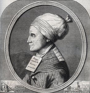 安托万-弗朗索瓦（Antoine Francois）-德鲁瓦（1744-1777）法国诗人的肖像--Armand Fouquier (1817-18?) 1858-1867年在 "Causes celebres de tous les peuples "的版画--私人收藏 作者 法语学校