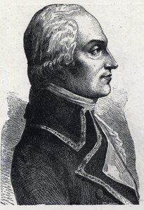 Armand Louis de Gontaut Biron法国军人的肖像（1747-1793）1889年的版画。私人收藏。 作者 法语学校
