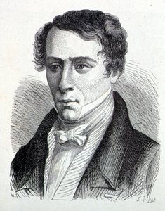 Portrait of Augustin Fresnel (1788- 1827), French physicist - in “” Album of Science; illustrious scientists; Great discoveries””” 1896. 作者 法语学校