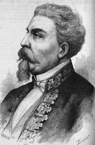 贝内代托-开罗利（1825-1889）的肖像，意大利政治家。雕刻于1878年12月7日的《世界画报》第1132期。 作者 法语学校