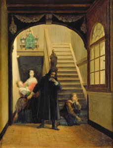 Blaise Pascal的肖像（1623-62） 作者 法语学校