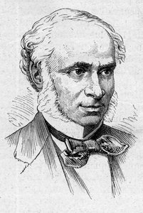 卡米尔-杜塞（1812-1895）的肖像，法国诗人、剧作家和学者。1874年3月14日《世界画报》第883期的版画。 作者 法语学校