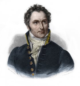 卡西米尔-佩里耶（1777-1832）的肖像，法国政治家。载于路易-德-科梅宁-蒂蒙的《LIBRE DES PERÉNERS》。1842.私人收藏。 作者 法语学校