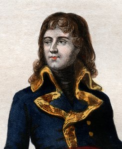 Charles Antoine Desaix de Veygoux（1768-1800）的肖像，法国将军。 作者 法语学校