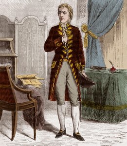 法国化学家克劳德-路易斯-贝尔托莱伯爵（1748-1822）的肖像 - 克劳德-路易斯-贝尔托莱（1748-1822），法国医生和化学家 - Alexis Clerc的 "Sciences à la range de tous - physique et chimie populaires "中的版画 - 19世纪末 - Pri 作者 法语学校