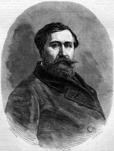 阿尔弗雷德-埃米利安-德-纽瓦克伯爵（1811-1892）的肖像，法国雕塑家和高级官员。1861年5月4日《世界画报》第212期上的版画。 作者 法语学校