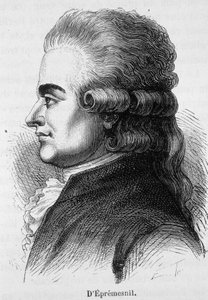 Portrait of Eprémesnil, French magistrate and politician (1746 - 1794) - in “” L
