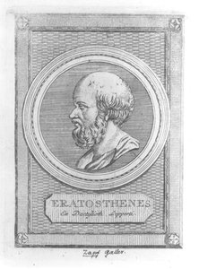 Eratosthenes的肖像（公元前284-192） 作者 法语学校