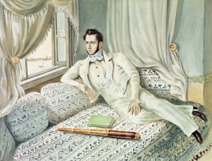 Ferdinand de Lesseps在亚历山大市副司法时的肖像，1832年（纸上写着）
