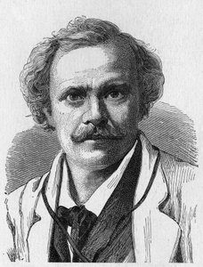 费利克斯-纳达尔（1820-1910）的肖像--载于《科学专辑；杰出的学者；伟大的发现》1896。 作者 法语学校