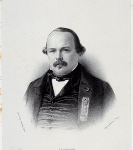 弗朗索瓦-奥古斯特-佩里农(1812-1861)的肖像，马提尼克岛的代理人 19世纪沙特尔的雕版画，艺术博物馆 作者 法语学校