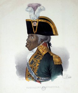 弗朗索瓦-多米尼克-图桑（Toussaint-Louverture）的肖像（图桑-卢维杜尔）。 作者 法语学校