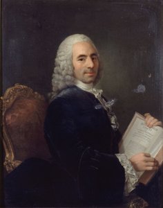弗朗索瓦-魁奈（Francois Quesnay，1694-1774 年），路易十五的医生，理学家，1743 年以后（布面油画）。 作者 法语学校
