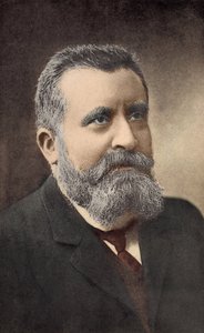 法国政治家让-约尔（1859-1914）的画像 作者 法语学校