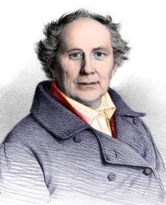 德国天文学家Friedrich Wilhelm August Argelander（1799-1875）的肖像 作者 法语学校
