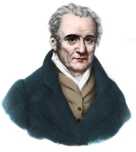 Gaspard Monge（1746-1818）的肖像Peluse，法国数学家和物理学家。 作者 法语学校