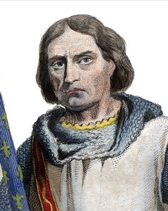 Gaucher V de Chastillon（c.1249-1329），法国康斯特布尔的肖像。 作者 法语学校