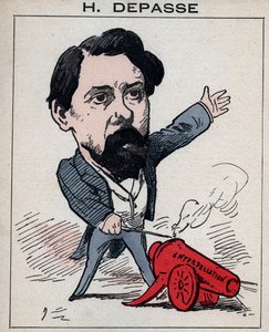 赫克托-德帕斯（1842-1911）法国政治家的肖像--在 "今日之人"，巴黎 作者 法语学校