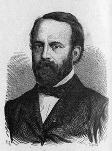 亨利-圣克莱尔-德维尔（1814 - 1876）的肖像--载于《科学专辑；杰出的学者；伟大的发现》1896。 作者 法语学校
