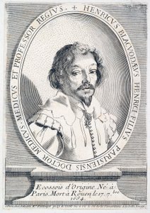 亨利-布莱克伍德的画像，死于1634年，出版。1755-65年的雕刻，1755年。 作者 法语学校