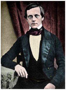 Hermann von Helmholtz（1821-1894）的肖像。德国物理学家，解剖学家和生理学家。 作者 法语学校