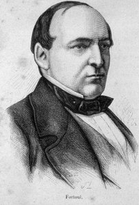 法国作家和部长Hippolyte Fortoul（1811-1856）的画像--载于亨利-马丁的《法国历史》。 作者 法语学校