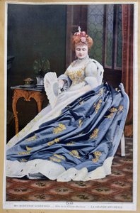 Hortense Schneider（1833-1920）的肖像，由Jacques Offenbach（1819-90）担任大公爵夫人在La Grande Duchesse de Gerolstein的角色c.1867